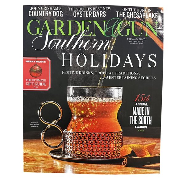Garden and Gun Magazine December 2024 January 2025 Southern Holidays - Picture 1 of 1
